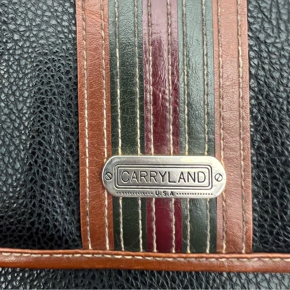 CARRYLAND USA Vintage Pebbled Leather Crossbody Purse - Picture 6 of 6